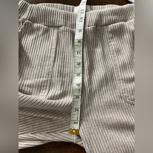 ALL Fenix grey ribbed high rise lounge joggers size small - Picture 9 of 12